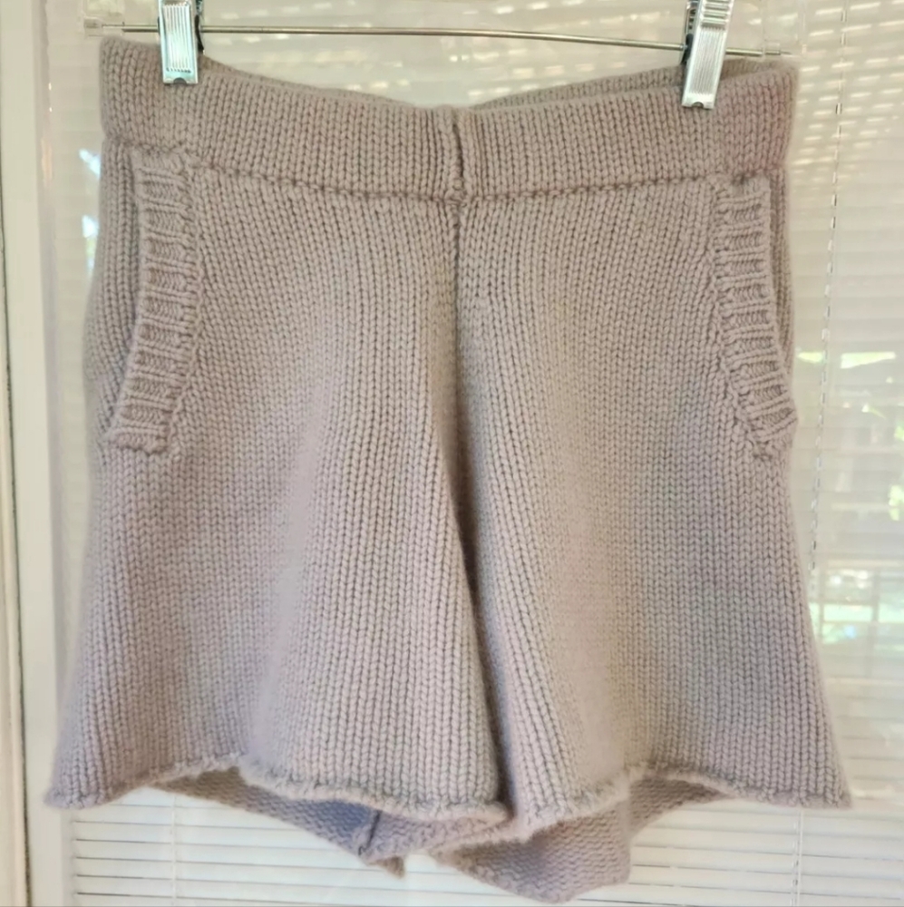 SABLYN Debbie Cashmere Knit Shorts  Gray XS